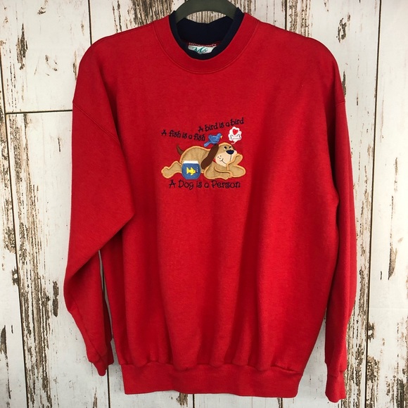 Vintage Embroidered Sweatshirt, Size Large. In excellent condition! - Picture 1 of 5